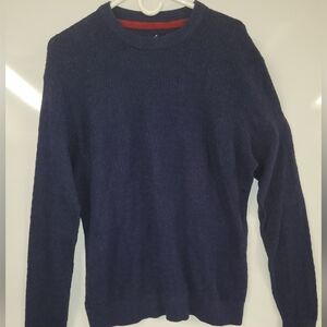 Daniel Hechter Men's Blue Navy Preppy Knit Old Money Cozy Sweater, Extra Large